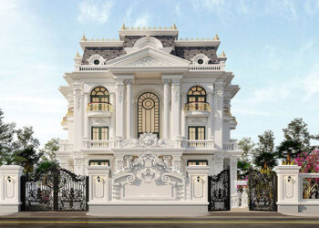 5 mẫu biệt thự kiểu Pháp đẹp tráng lệ nhất năm 2022