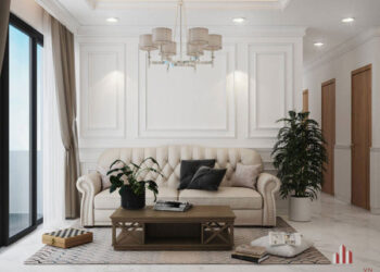 Thiet ke noi that chung cu tan co dien