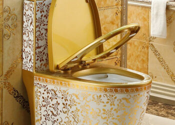 Cách chọn mua bồn cầu mạ vàng cho phòng vệ sinh