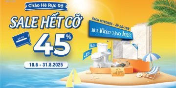Chào hè rực rỡ, siêu sale hết cỡ lên tới 45%